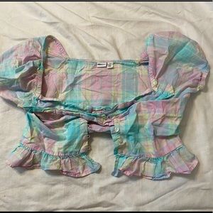 Cotten Candy Colored Abound Crop Top